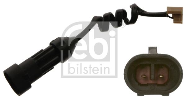 Warning Contact, brake pad wear